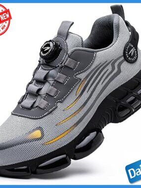 Steel Toe Work Sneakers Lightweight Comfortable Safety Shoes Men Women